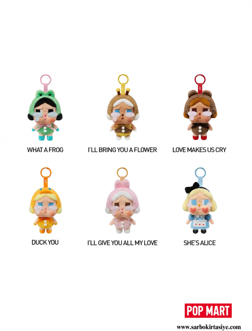 Pop Mart CryBaby Crying Again Series Vinyl Face Plush Sealed Case (6 Blind Box)