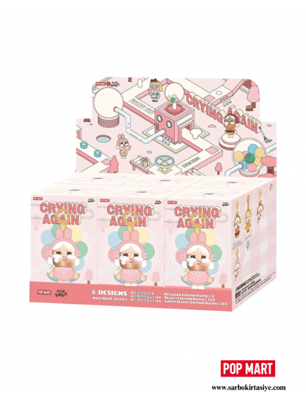 Pop Mart CryBaby Crying Again Series Vinyl Face Plush Sealed Case (6 Blind Box)