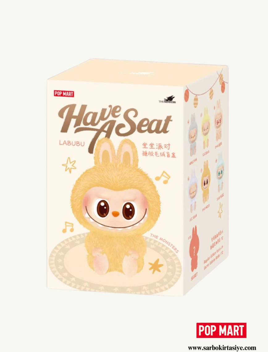 Pop Mart Labubu The Monsters Have a Seat Vinyl Plush Sealed Case (6 Blind Boxes)
