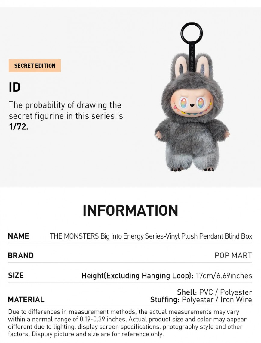 Pop Mart Labubu The Monsters Enerji Serisi Figür Pop Mart Labubu The Monsters Enerji Serisi Figür