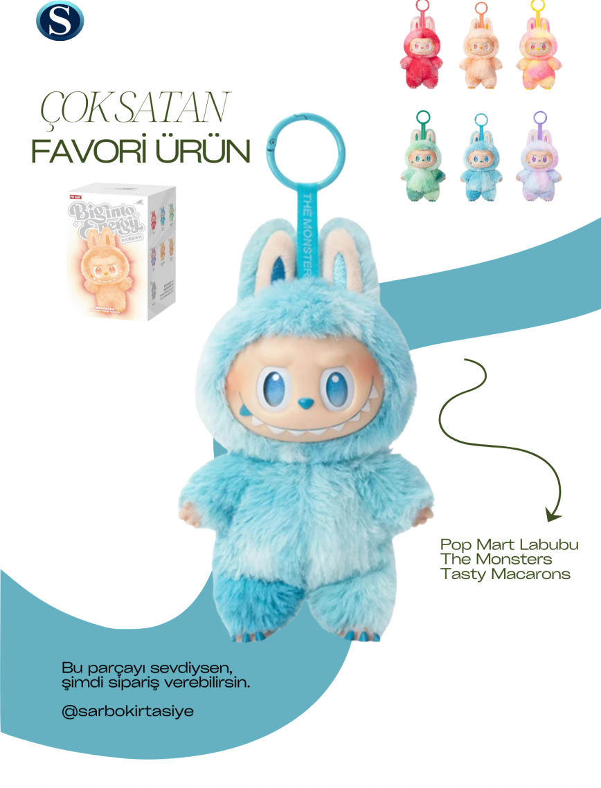 Pop Mart Labubu The Monsters Enerji Serisi Figür Pop Mart Labubu The Monsters Enerji Serisi Figür