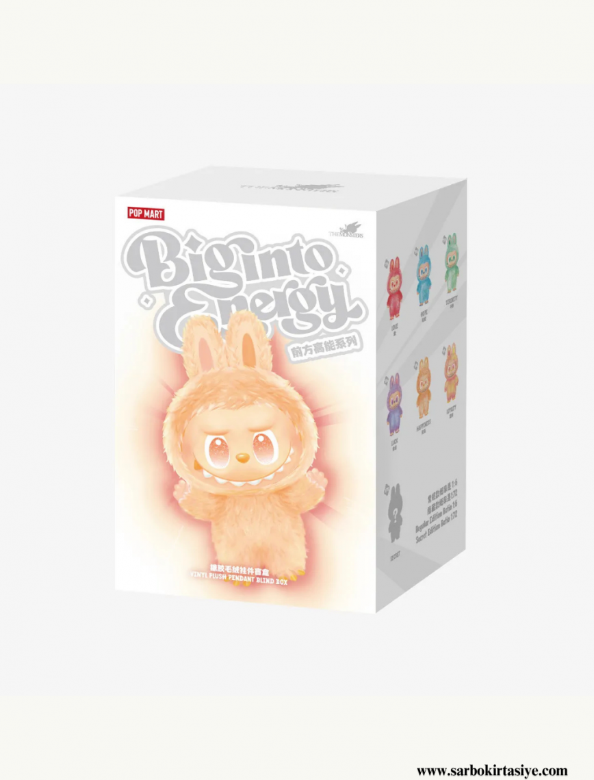 Pop Mart Labubu The Monsters Big into Energy Series Vinyl Plush Pendant Sealed Case (6 Blind Box)