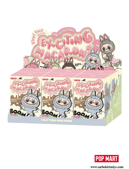 Pop Mart Labubu The Monsters Tasty Macarons Vinyl Face Sealed Case (6 Blind Boxes) Pop Mart Labubu The Monsters Tasty Macarons Vinyl Face Sealed Case (6 Blind Boxes)