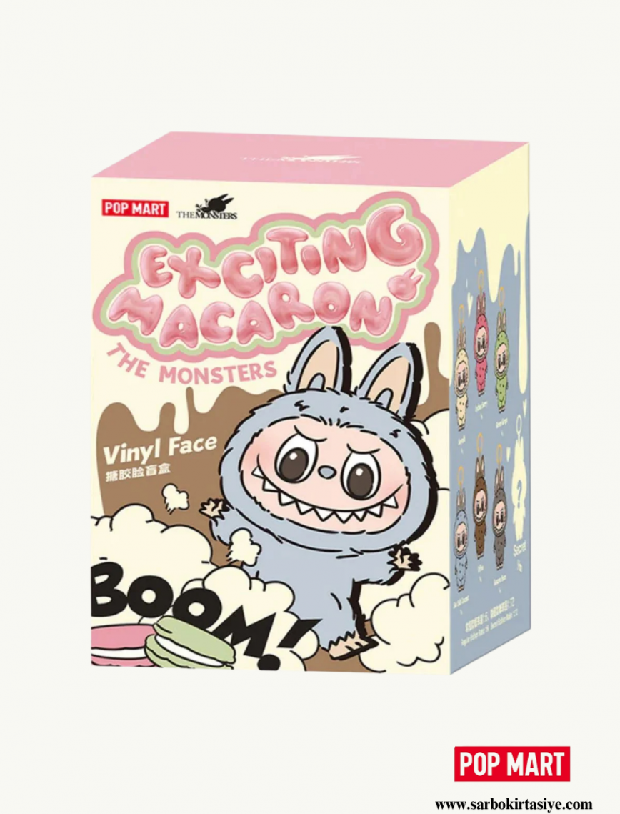 Pop Mart Labubu The Monsters Tasty Macarons Vinyl Face Sealed Case (6 Blind Boxes)
