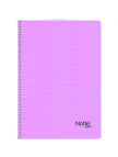 NOTTE Spiralli Kareli 80 Yaprak A4 Pastel Plastik Kapaklı Defter NOTTE Spiralli Kareli 80 Yaprak A4 Pastel Plastik Kapaklı Defter
