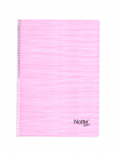 NOTTE Spiralli Kareli 80 Yaprak A4 Pastel Plastik Kapaklı Defter NOTTE Spiralli Kareli 80 Yaprak A4 Pastel Plastik Kapaklı Defter