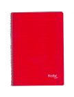 NOTTE Spiralli Kareli 120 Yaprak A4 Trend Plastik Kapaklı Defter NOTTE Spiralli Kareli 120 Yaprak A4 Trend Plastik Kapaklı Defter