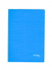 NOTTE Spiralli Kareli 120 Yaprak A4 Trend Plastik Kapaklı Defter NOTTE Spiralli Kareli 120 Yaprak A4 Trend Plastik Kapaklı Defter