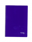 NOTTE Spiralli Kareli 120 Yaprak A4 Trend Plastik Kapaklı Defter NOTTE Spiralli Kareli 120 Yaprak A4 Trend Plastik Kapaklı Defter