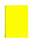 NOTTE Spiralli Kareli 100 Yaprak A4 Trend Plastik Kapaklı Defter NOTTE Spiralli Kareli 100 Yaprak A4 Trend Plastik Kapaklı Defter