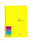 NOTTE Spiralli Kareli 80 Yaprak A4 Select Plastik Kapaklı Defter NOTTE Spiralli Kareli 80 Yaprak A4 Select Plastik Kapaklı Defter