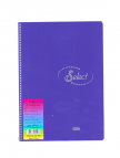 NOTTE Spiralli Kareli 80 Yaprak A4 Select Plastik Kapaklı Defter NOTTE Spiralli Kareli 80 Yaprak A4 Select Plastik Kapaklı Defter