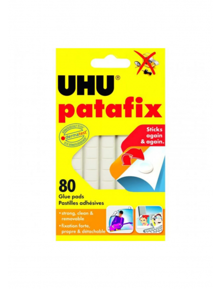 UHU Patafix Hamur Yapıştırıcı Beyaz 80’li UHU Patafix Hamur Yapıştırıcı Beyaz 80’li