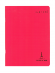 Seyes Defter 24x32cm 60 yp. Plastik Kapak Kırmızı