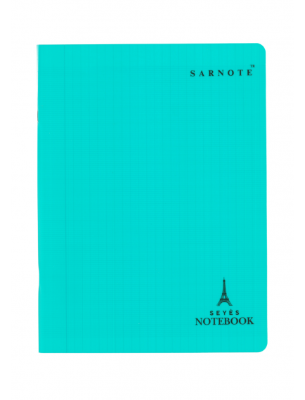 Seyes Defter 24x32cm 60 yp. Plastik Kapak Turkuaz