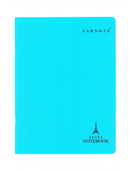 Seyes Defter 24x32cm 60 yp. Plastik Kapak Mavi