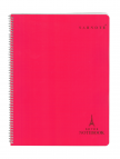 Seyes Defter 24x32cm 60 Yaprak Spiralli PP Kapak Kırmızı