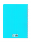 Seyes Defter 24x32cm 60 Yaprak Spiralli PP Kapak Mavi