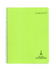 Seyes Defter 24x32cm 60 Yaprak Spiralli PP Kapak Yeşil