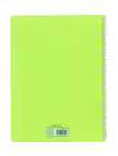 Seyes Defter 24x32cm 60 Yaprak Spiralli PP Kapak Yeşil