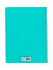 Seyes Defter 24x32cm 60 Yaprak Spiralli PP Kapak Turkuaz