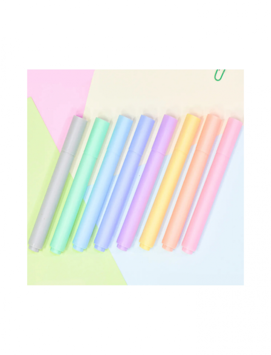 Chosch Pastel Highlighter Fosforlu Kalemler 8’li Set