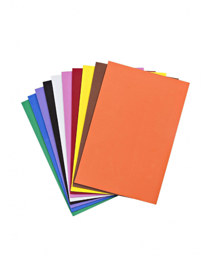 Eva A4 Renkli Karışık 10’lu Paket Eva A4 Renkli Karışık 10’lu Paket