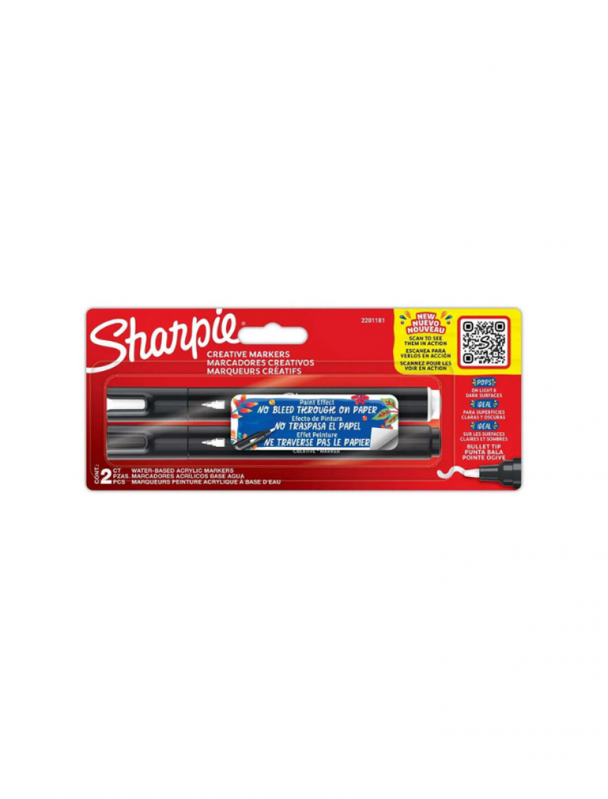Sharpie Akrilik Marker 2’li Set Sharpie Akrilik Marker 2’li Set
