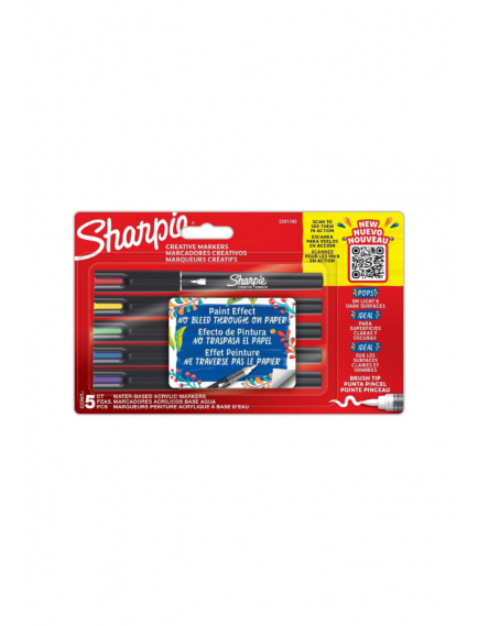 Sharpie Akrilik Marker 5’li Set Sharpie Akrilik Marker 5’li Set