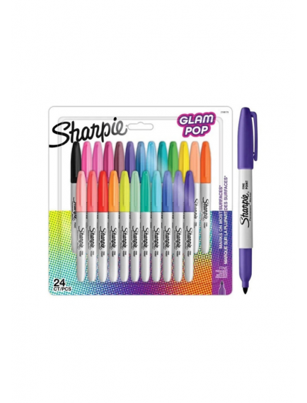 Sharpie Fine Permanent Markör 24’li Set Sharpie Fine Permanent Markör 24’li Set