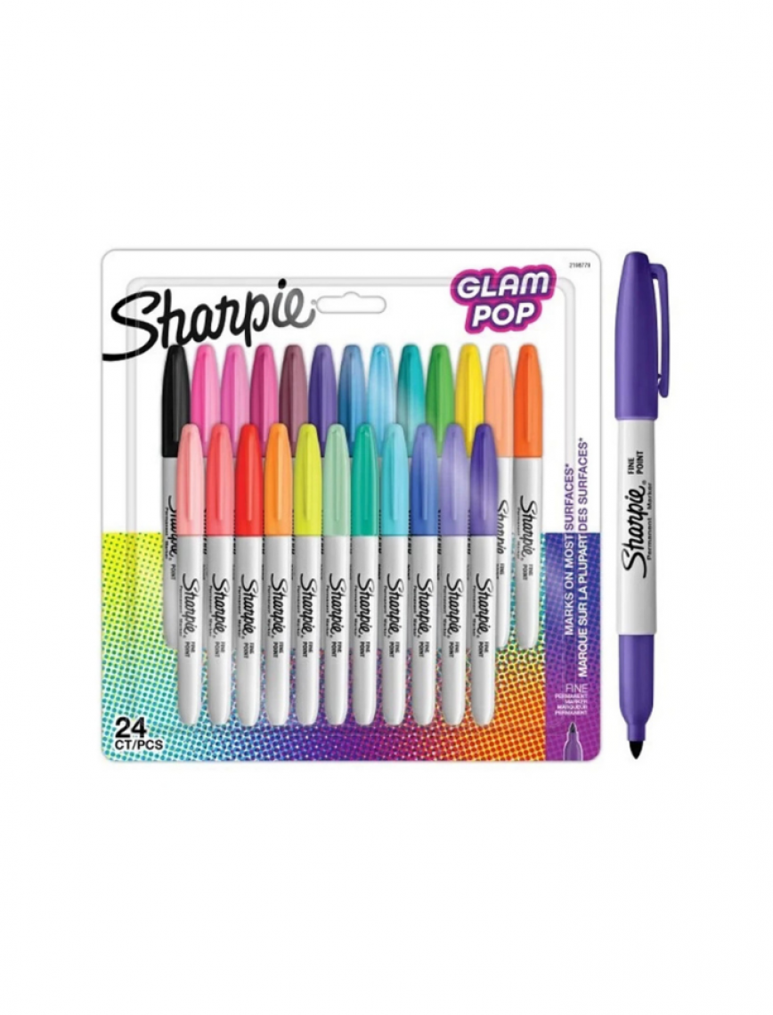 Sharpie Fine Permanent Markör 24’li Set Sharpie Fine Permanent Markör 24’li Set