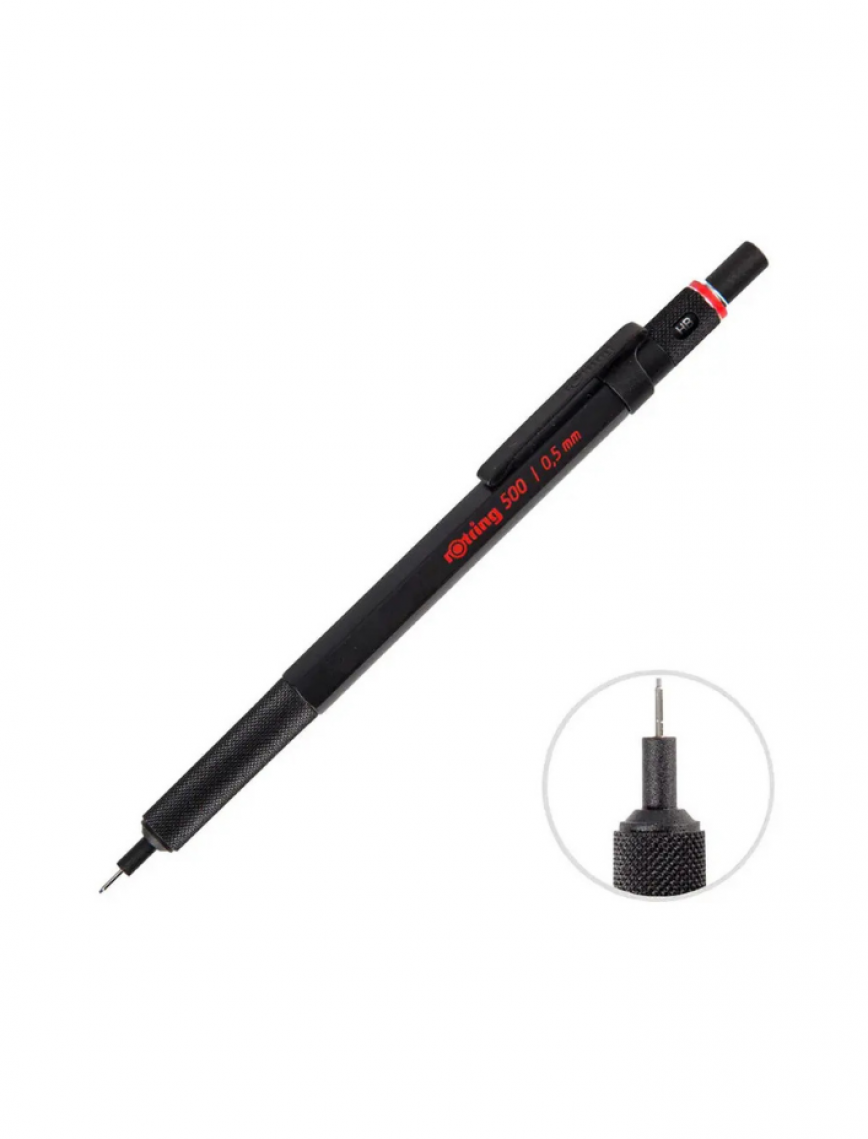 Rotring 500 0.5 mm Versatil Kalem Siyah Rotring 500 0.5 mm Versatil Kalem Siyah