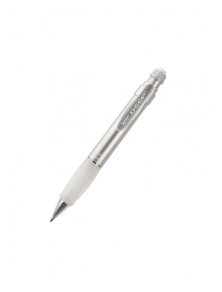 Serve Deep 0.7 mm Mechanical Pencil Metallic Silver Serve Deep 0.7 mm Mechanical Pencil Metallic Silver