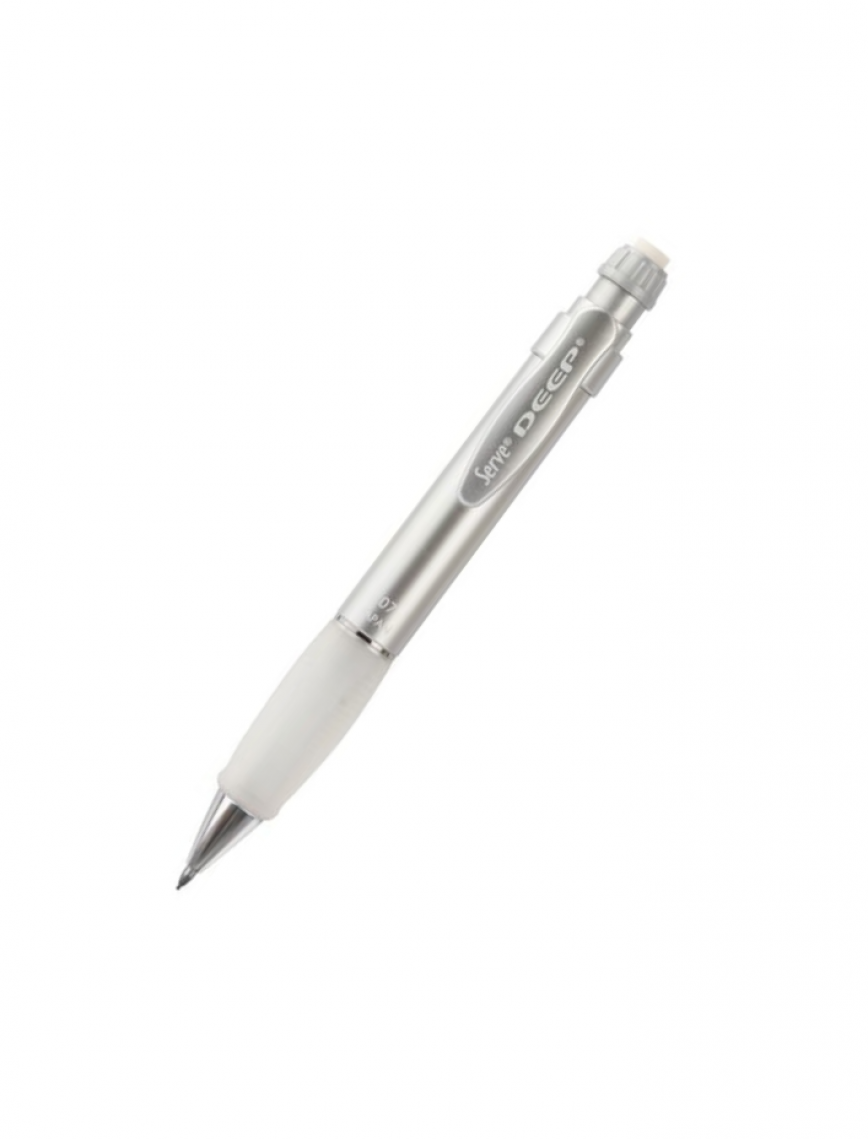 Serve Deep 0.7 mm Versatil Kalem Metalik Gümüş Serve Deep 0.7 mm Versatil Kalem Metalik Gümüş