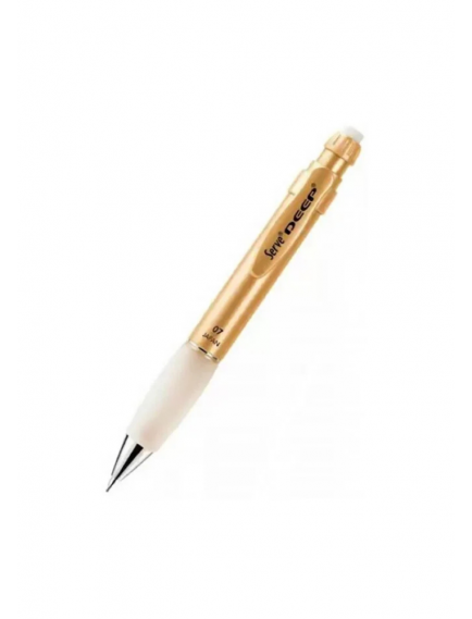 Serve Deep 0.7 mm Mechanical Pencil Metallic Gold Serve Deep 0.7 mm Mechanical Pencil Metallic Gold
