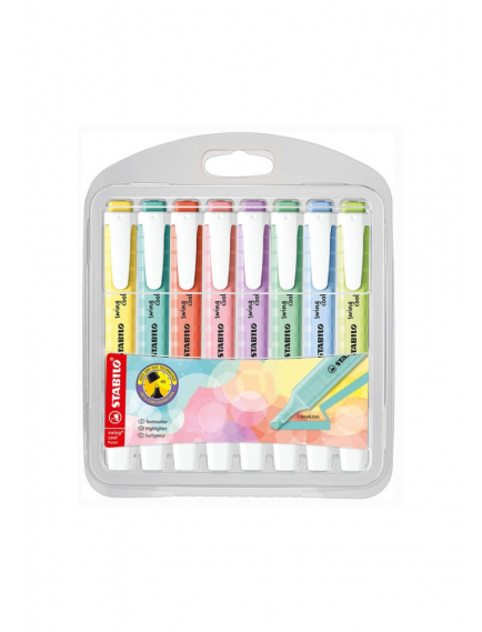 Stabilo Swing Cool Highlighter Pastel 8-Pack Stabilo Swing Cool Highlighter Pastel 8-Pack