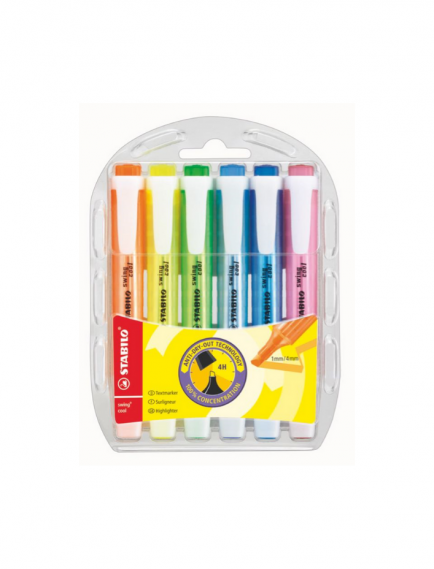 Stabilo Swing Cool Highlighter 6-Pack 