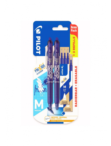 Pilot Frixion Ball Clicker 0.7 Blue Set Pilot Frixion Ball Clicker 0.7 Blue Set