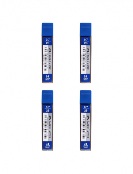 Faber Castell 0.7 2B Mechanical Pencil Lead 4-Pack Faber Castell 0.7 2B Mechanical Pencil Lead 4-Pack