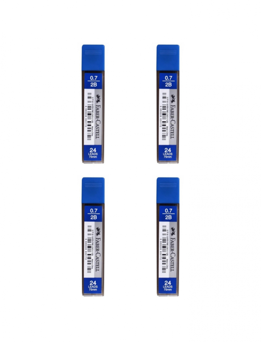 Faber Castell 0.7 2B Mechanical Pencil Lead 4-Pack 