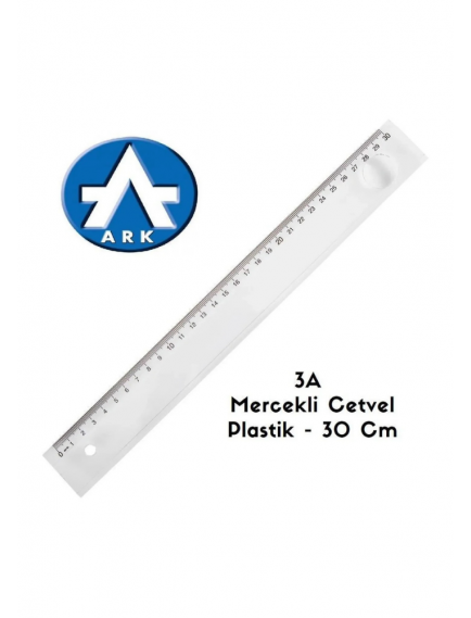 ARK 30 cm Mercekli Cetvel
