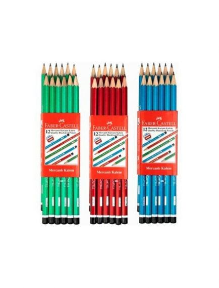Faber-Castell Coral Design Graphite Pencil Pack of 12 Faber-Castell Coral Design Graphite Pencil Pack of 12