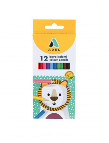 Adel 12 Colored Pencils Full-Length