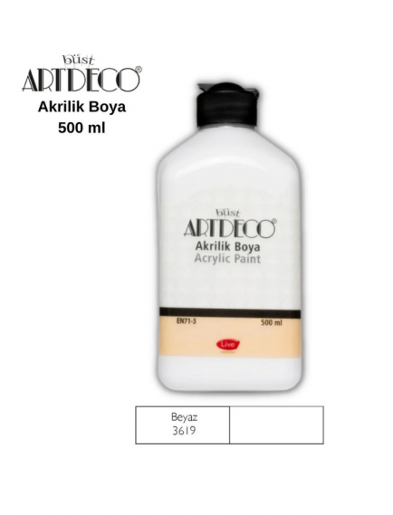 Artdeco Acrylic Paint 500 ml White