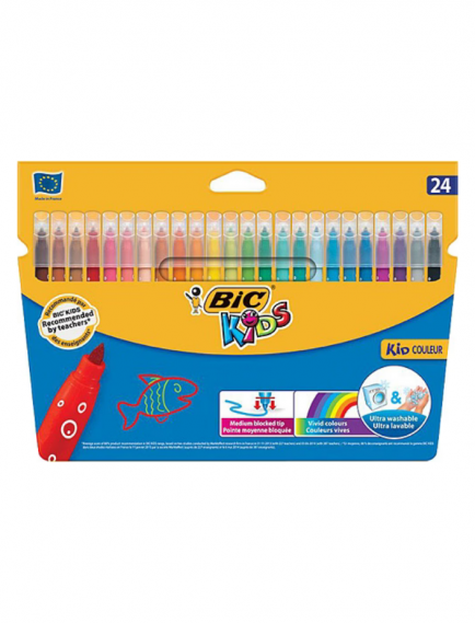 BIC Kids Color Keçeli Boya Kalemi 24 Renk BIC Kids Color Keçeli Boya Kalemi 24 Renk