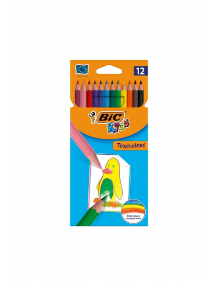 Bic Tropicolors 12 Colored Pencils