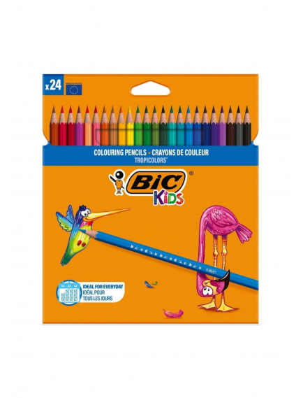 Bic Tropicolors 24 Colored Pencils