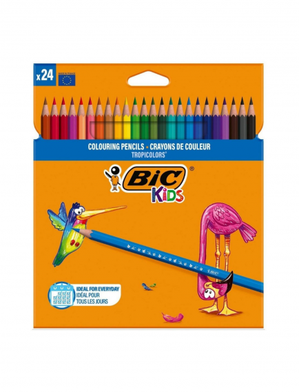 Bic Tropicolors 24 Colored Pencils