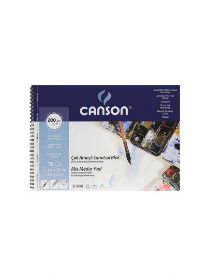Canson Drawing Pad 25x35 cm 200gsm Canson Drawing Pad 25x35 cm 200gsm