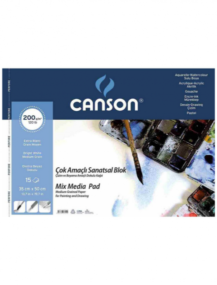 Canson Drawing Pad 35x50 cm 200gsm Canson Drawing Pad 35x50 cm 200gsm